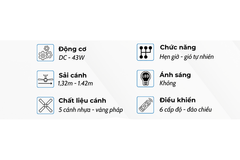Quạt trần Klasse 56KSA 603Y
