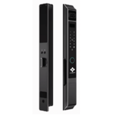 Khóa vân tay cửa nhôm Hubert HB CN85F Luxury App wifi, Face ID