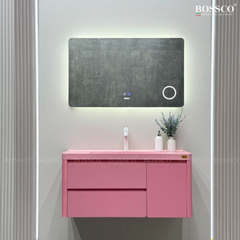 Tủ lavabo Bossco BC-B03H màu hồng