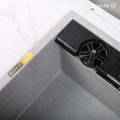 Chậu Rửa Chén Bossco BC-C8652XKS 1 Hộc xám kim sa