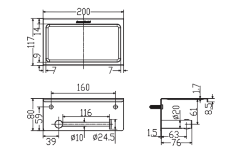 Móc treo giấy vệ sinh American Standard WF-1498