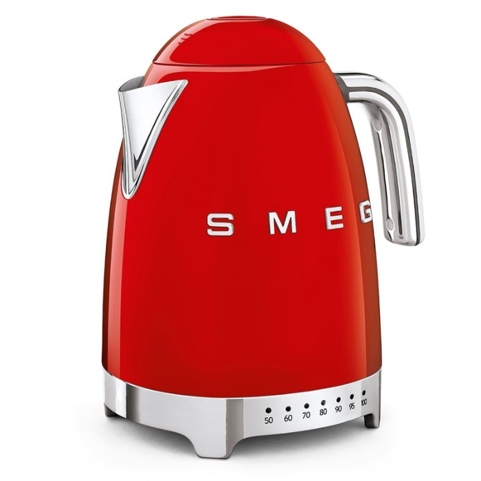 Ấm đun siêu tốc Smeg KLF04RDEU màu đỏ bóng