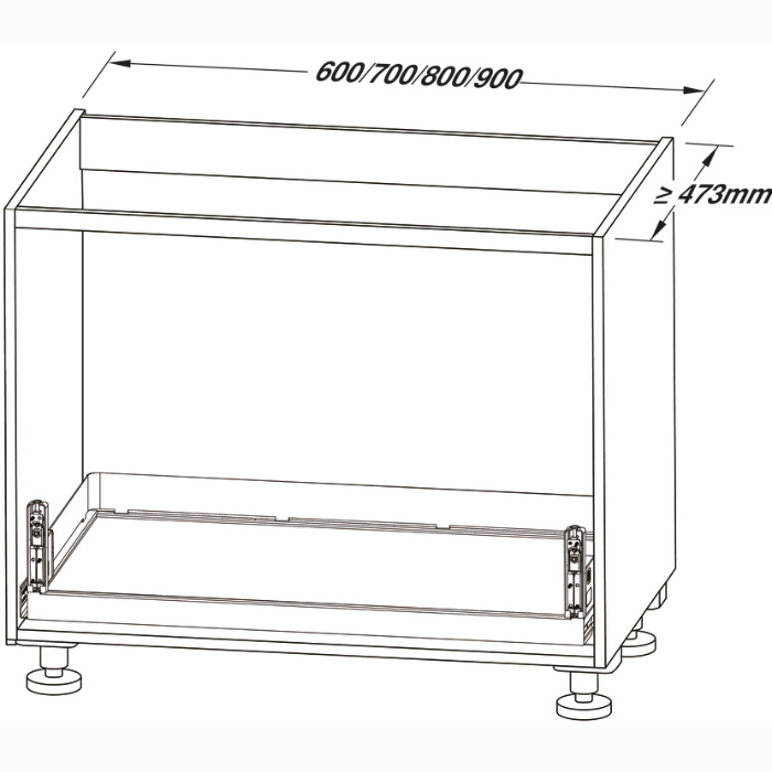 Rổ xoong nồi Hafele Utensio 700 mm 545.14.308