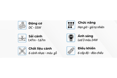 Quạt trần Klasse 58KSA 902