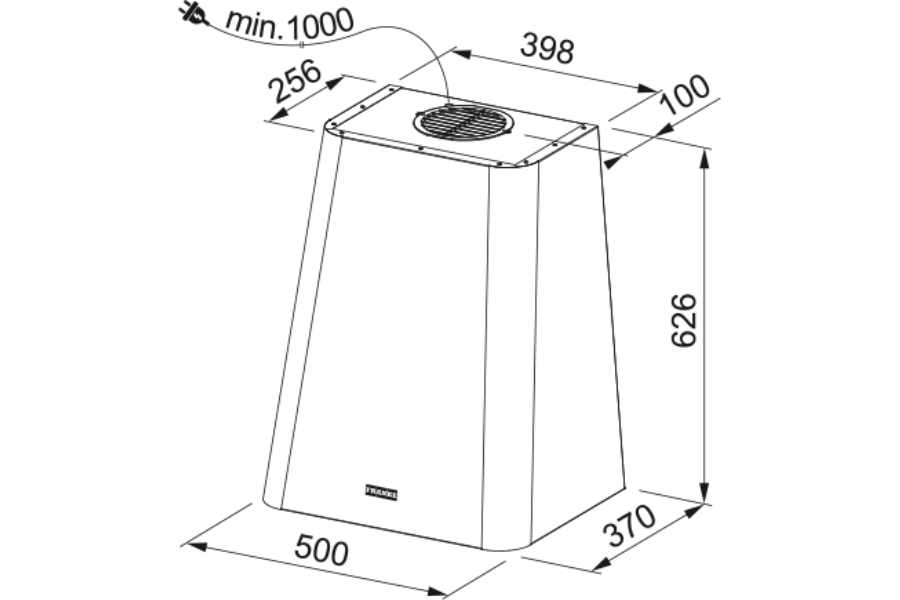 Máy hút mùi Franke FSMD 508 BK