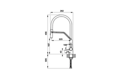 Vòi rửa chén Hafele Hydros HT20-CH1F187 570.82.230