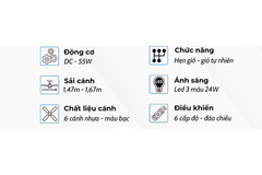 Quạt trần Klasse 58KSA 902S