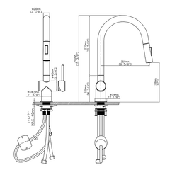 Vòi rửa bát Kluger KLF0008SC