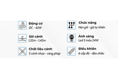 Quạt trần Klasse 56KSA 560Y
