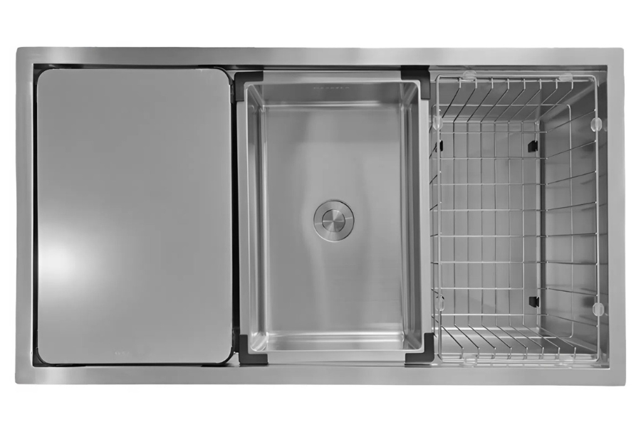 Chậu rửa chén chống xước Luxusspüle Maadela MDS-8044FSU Edersee