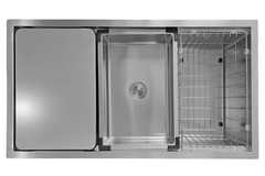Chậu rửa chén chống xước Luxusspüle Maadela MDS-8044FSU Edersee