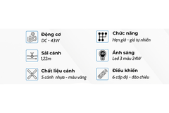 Quạt trần Klasse 48KSA 352WY