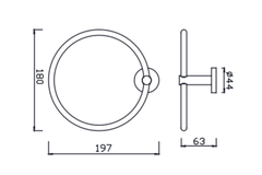 Vòng treo khăn American Standard K-2801-47-N