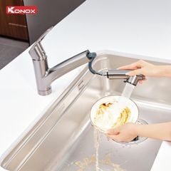 Vòi rửa bát Konox Kira Gun Metal