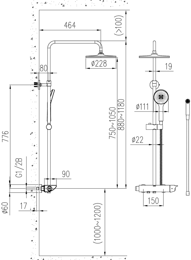 Sen cây Jomoo 36473-463/HBS-I011 tự động tẩy cặn kèm vòi xịt