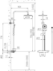 Sen cây Jomoo 36473-463/HBS-I011 tự động tẩy cặn kèm vòi xịt