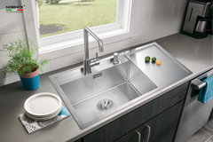 Chậu rửa chén Nobinox LUMIA NJ558B 1 hộc