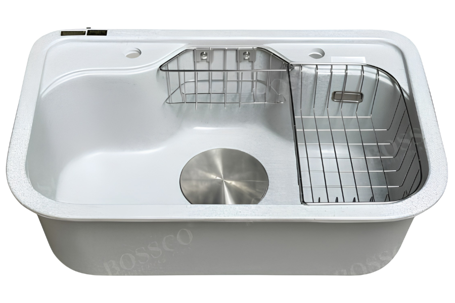 Chậu rửa chén Bossco BC-PT7850XKS 1 hộc xám kim sa