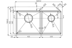 Chậu rửa bát Konox Workstation Sink – Topmount Sink KN8250TD