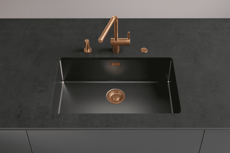 Chậu rửa chén Franke BXM 210/110-68 1 hộc mạ màu Anthracite