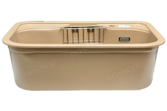Chậu rửa chén Bossco BC-PT7850VK 1 hộc vàng kem kim sa