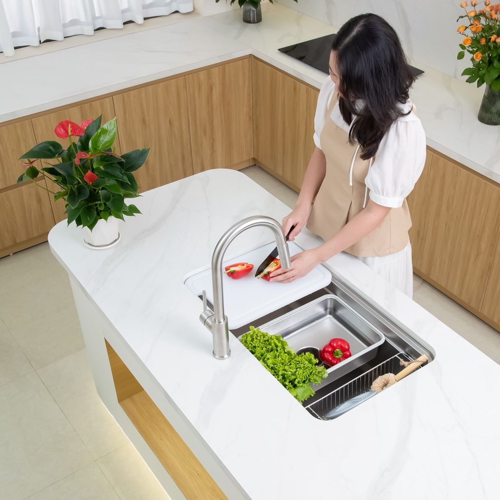 Chậu rửa bát Kluger KO7847FS Plus