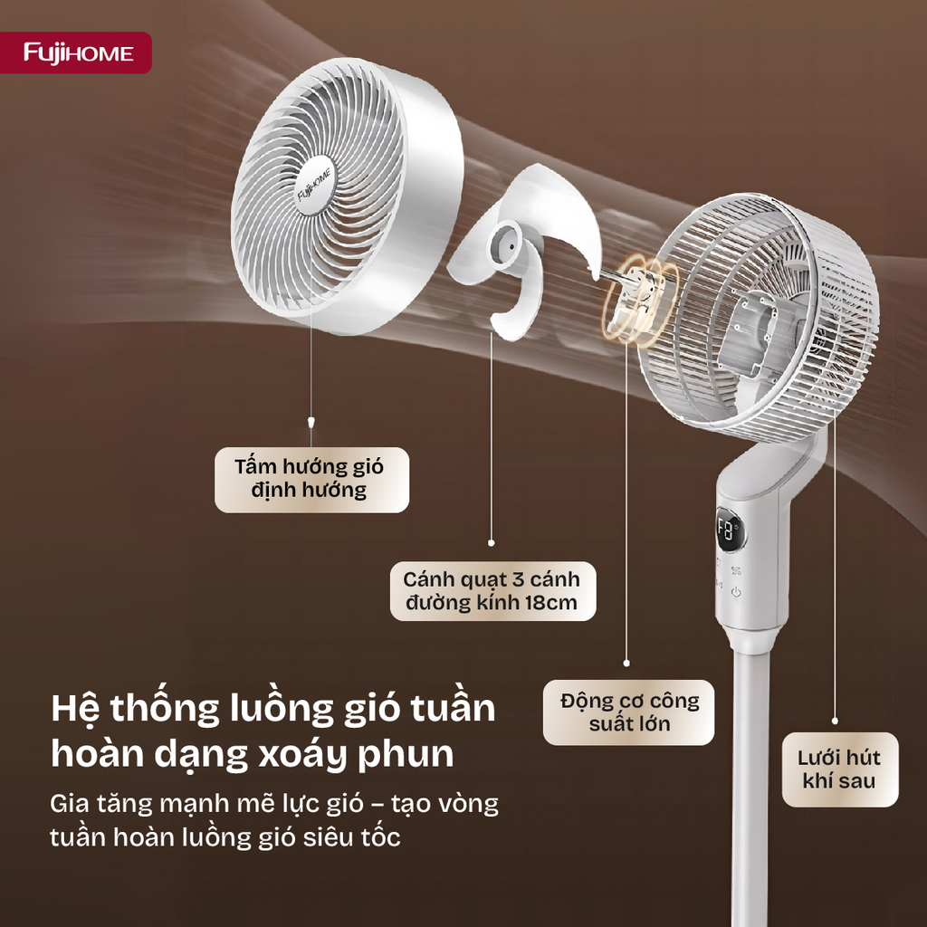 Quạt đối lưu Fujihome CF201