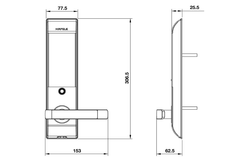 Khóa điện tử Hafele EL7500 912.05.712