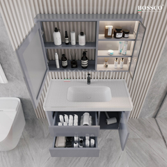 Tủ lavabo Bossco BC-B01X màu xám