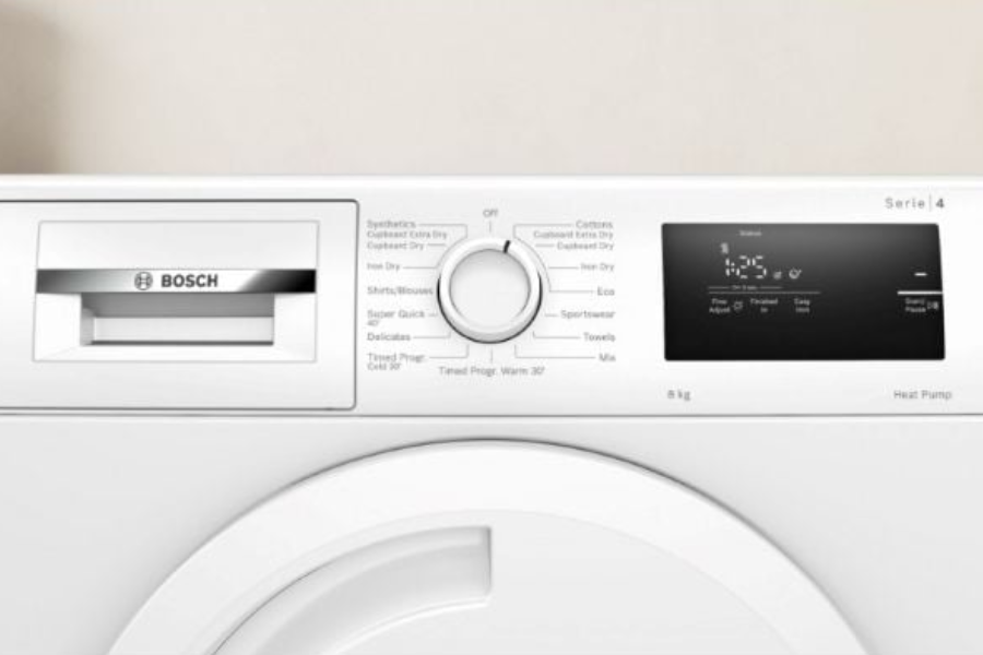 Máy sấy bơm nhiệt Bosch 8 kg WTH83028SG Series 4