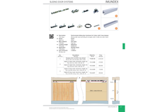 Bộ Phụ Kiện Cửa Trượt Gỗ 2 Cánh Đối Diện Imundex 710.60.152