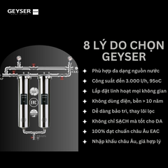 Hệ thống lọc tổng đầu nguồn Geyser Ecotar 2F