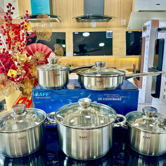 Bộ nồi chảo Kaff KF-ST005Fr 5 món