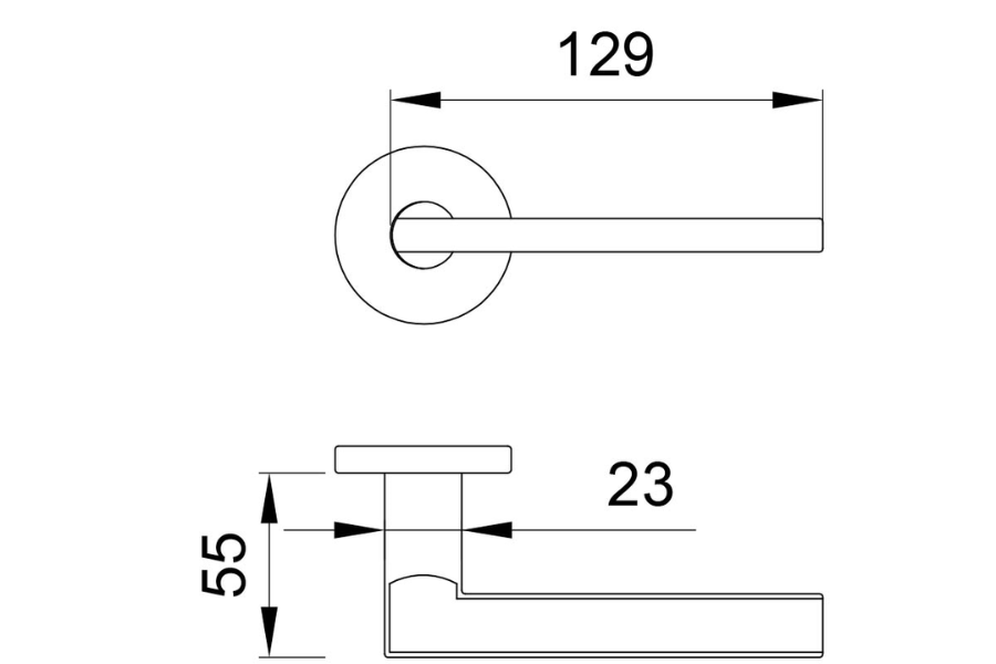 Tay nắm gạt Imundex 737.17.984
