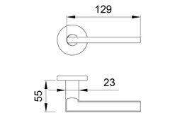 Tay nắm gạt Imundex 737.17.984