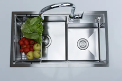 Chậu rửa chén Nobinox LUMIA NJ507D 2 hộc