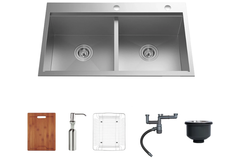 Chậu rửa chén Nobinox LIKEN NL785 2 hộc