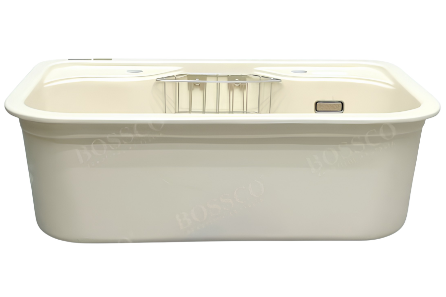 Chậu rửa chén Bossco BC-PT7850KKS 1 hộc kem kim sa
