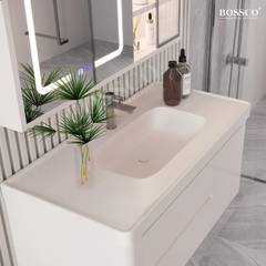Tủ lavabo Bossco BC-B01K màu kem