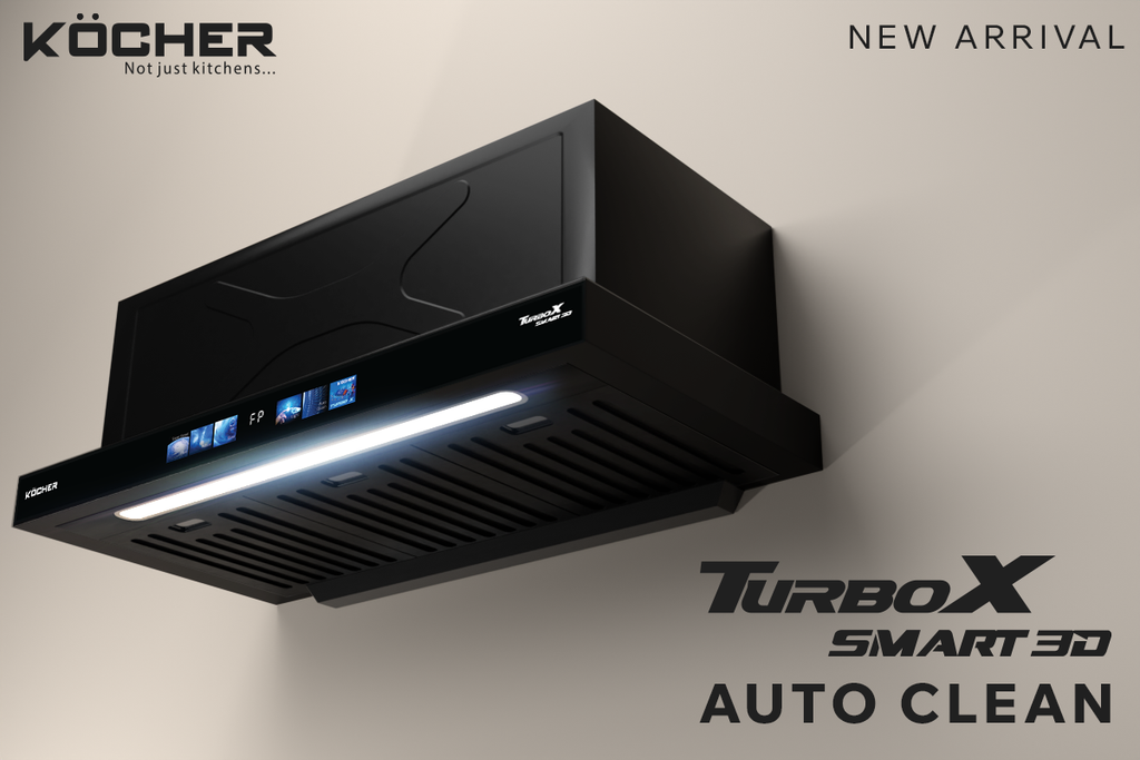 Máy hút mùi Kocher Turbo Smart 3D X3D-350D Auto Clean