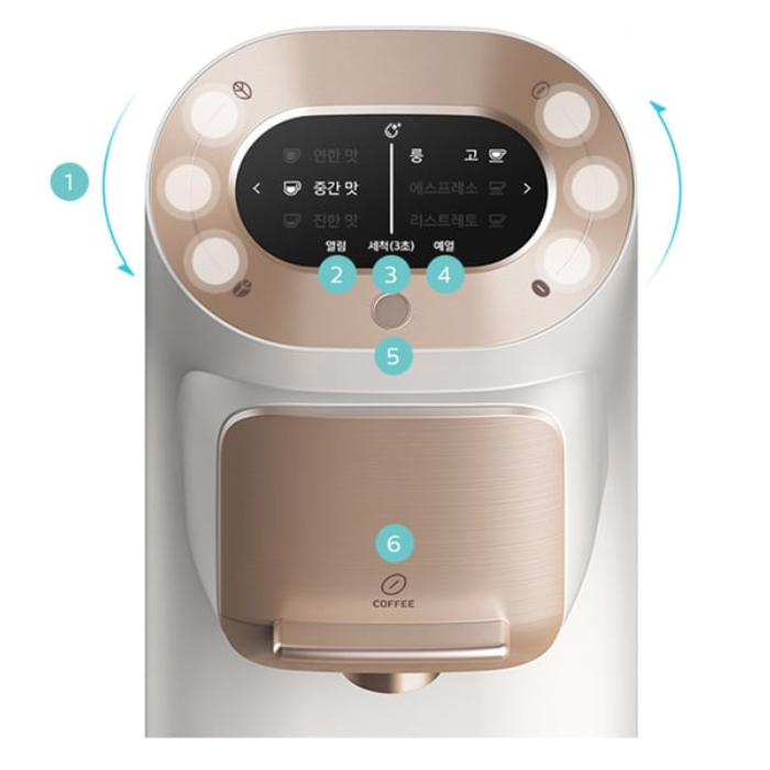 Máy pha viên nén trà và cafe Wells Home Cafe không kèm lõi lọc