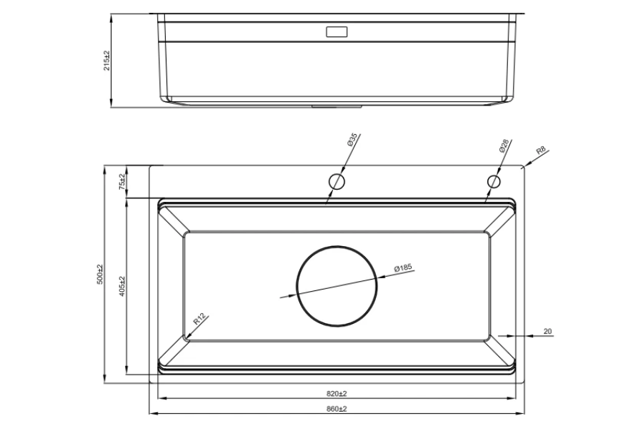 Chậu rửa chén Nobinox LIRA NJ564D 1 hộc
