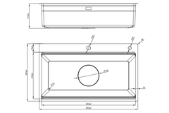 Chậu rửa chén Nobinox LIRA NJ564D 1 hộc