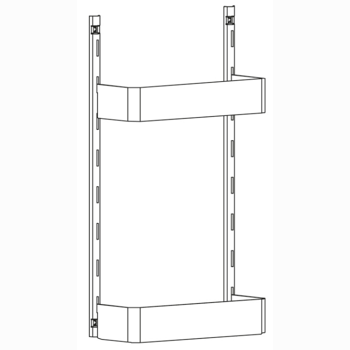 Rổ gắn cánh Hafele Utensio 400 mm 545.14.300
