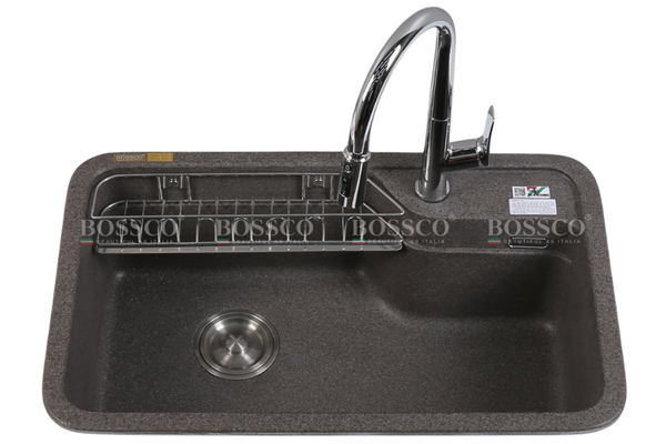 Chậu rửa chén Bossco BC-KT8150NKS 1 hộc