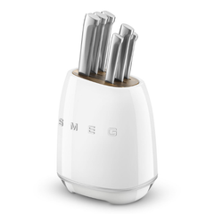 Bộ dao làm bếp 6 món Smeg KBSF02WH màu trắng