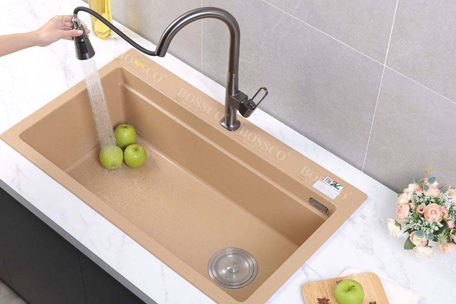 Chậu rửa chén Bossco BC-B9052VK 1 hộc