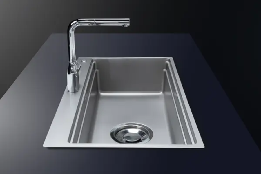 Chậu rửa chén Nobinox LIRA NJ560D 1 hộc