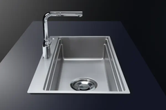 Chậu rửa chén Nobinox LIRA NJ560D 1 hộc