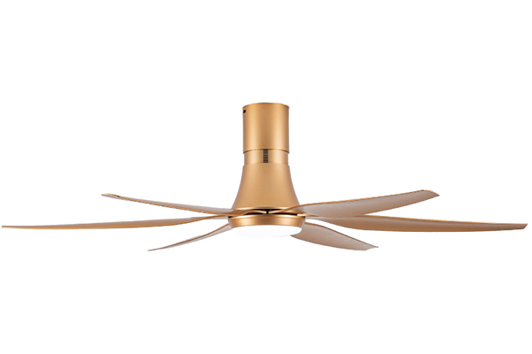 Quạt trần Asia Lighting QT20-DV-01 6 cánh màu đồng vàng